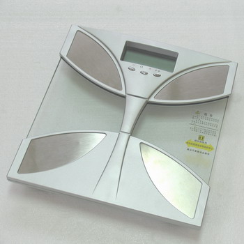 Newline Silver Body Fat and Water Monitor Scale